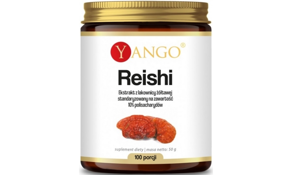 Yango Reishi Ekstrakt 10% Polisacharydów Proszek (100 porcji) 50g