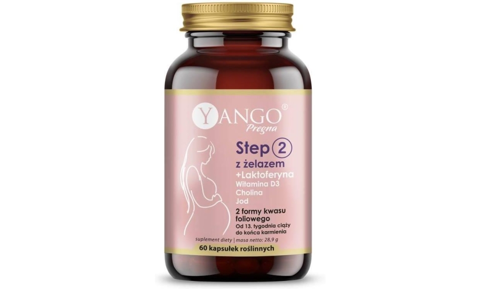 Yango Pregna Step 2 + Żelazo 60kapsułek