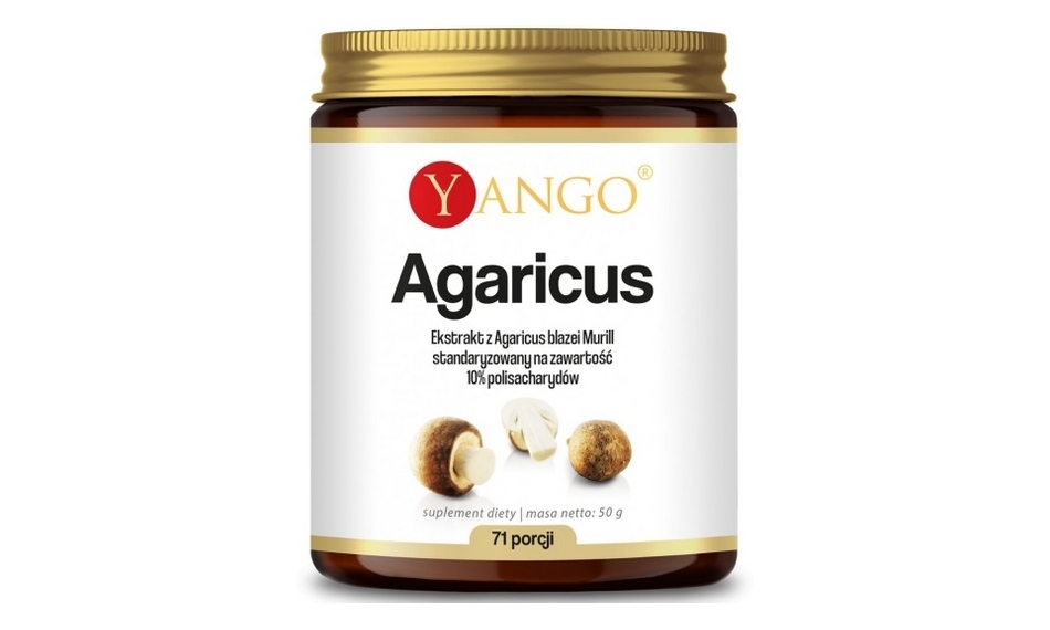 Yango Agaricus Ekstrakt 10% polisacharydów 50g