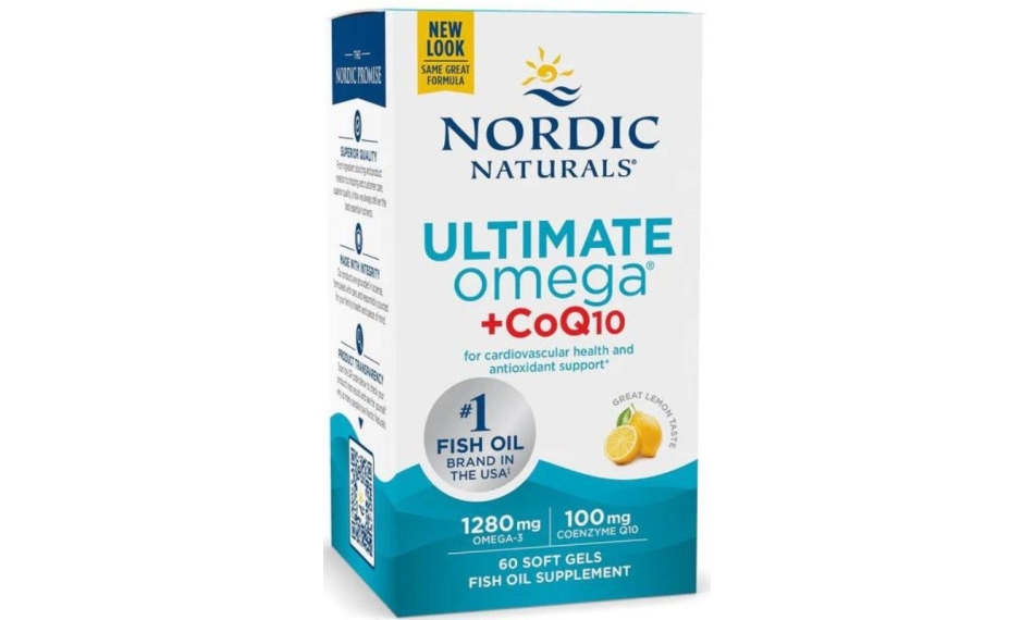 Ultimate Omega +CoQ10 1280mg 120kapsułek Nordic Naturals