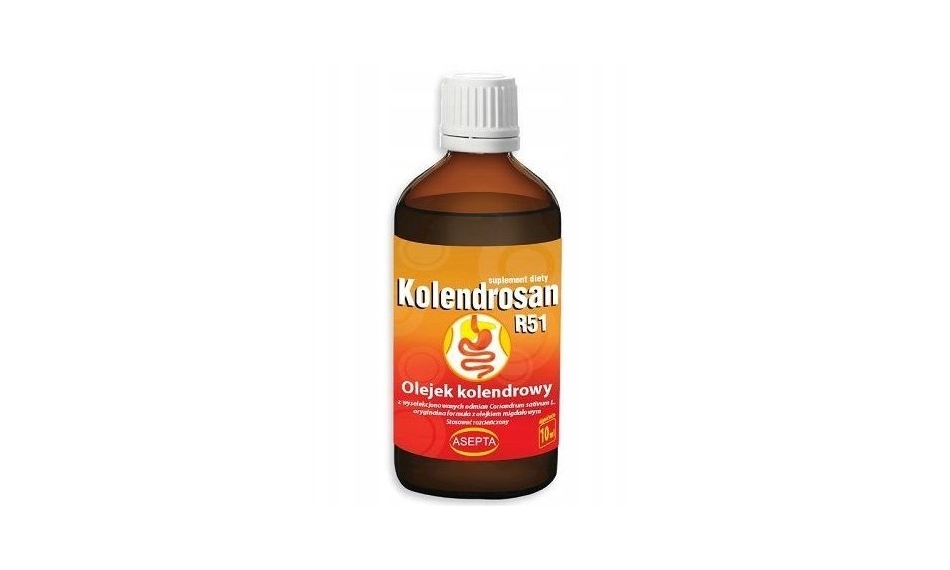 Kolendrosan R51 olejek kolendrowy krople 10ml Asepta