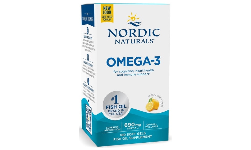 Nordic Naturals Omega-3 690mg (Kwasy omega-3 CYTRYNA) 180kapsułek