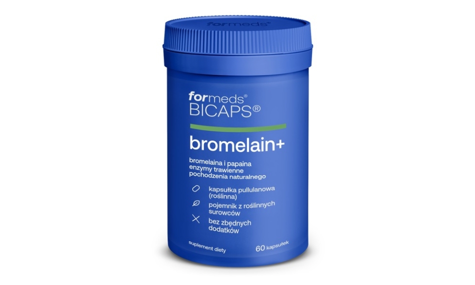 Formeds BICAPS Bromelain+ 60kapsułek