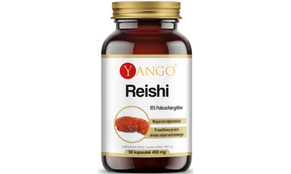 Yango Reishi Ekstrakt 10% Polisacharydów 90kapsułek