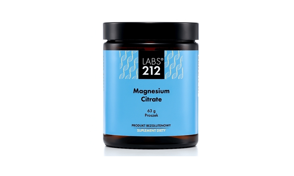 LABS212 Magnesium Citrate proszek 63g OSTATNIE SZTUKI 