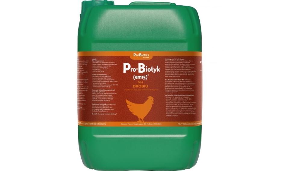 ProBiotics Pro-Biotyk (em15) dla drobiu płyn 10litrów