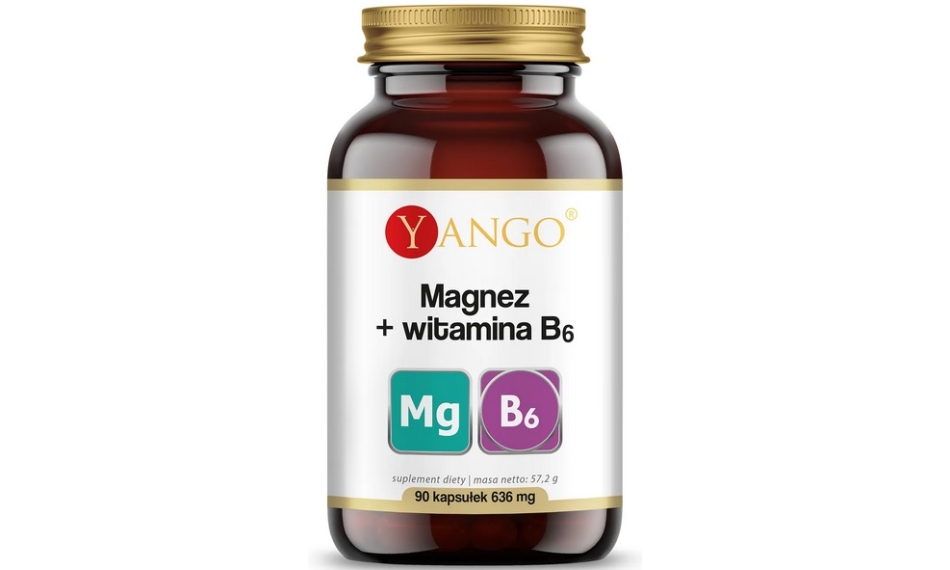 Yango Magnez + Witamina B6 90kapsułek