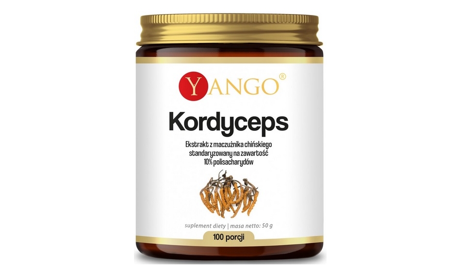 Yango Kordyceps Ekstrakt 10% Polisacharydów Proszek (100 porcji) 50g