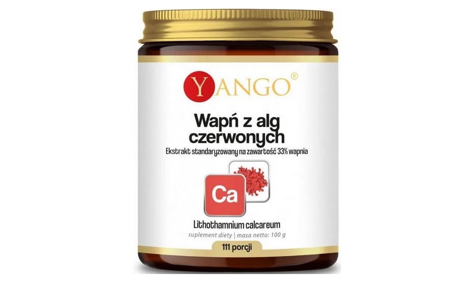 Yango Wapń z Alg Czerwonych 100g