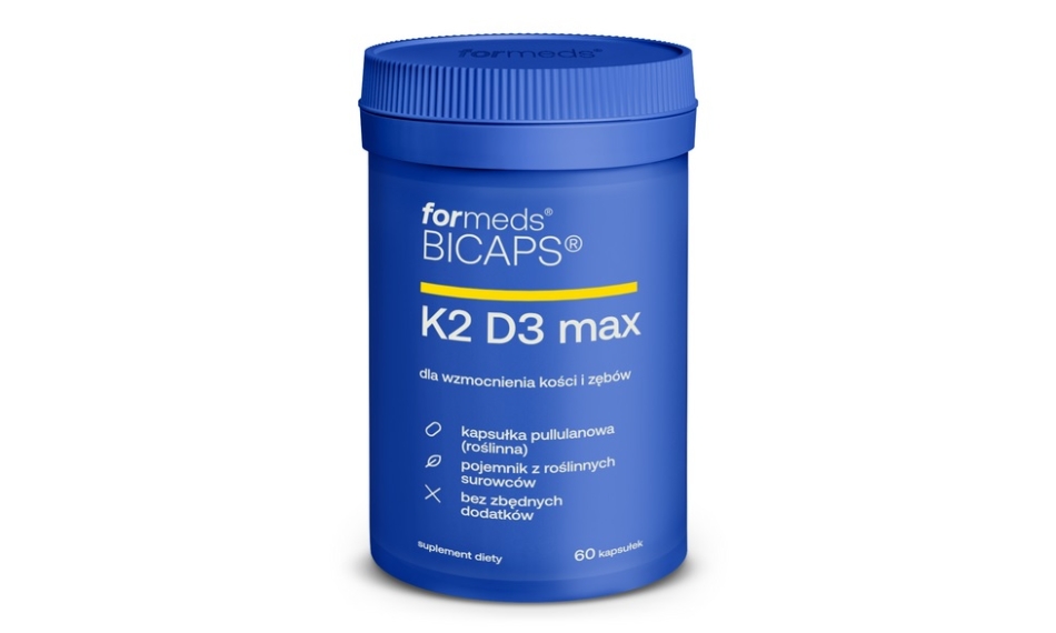 Formeds BICAPS K2 D3 MAX 60kapsułek