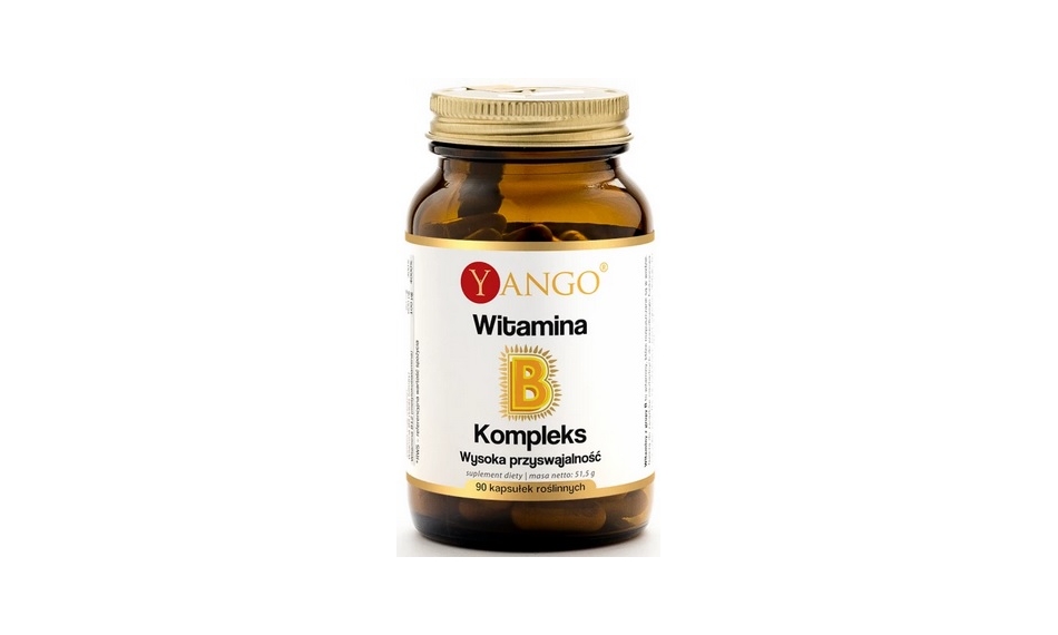 Yango Witamina B Kompleks (Wysoka przyswajalność) 90kapsułek