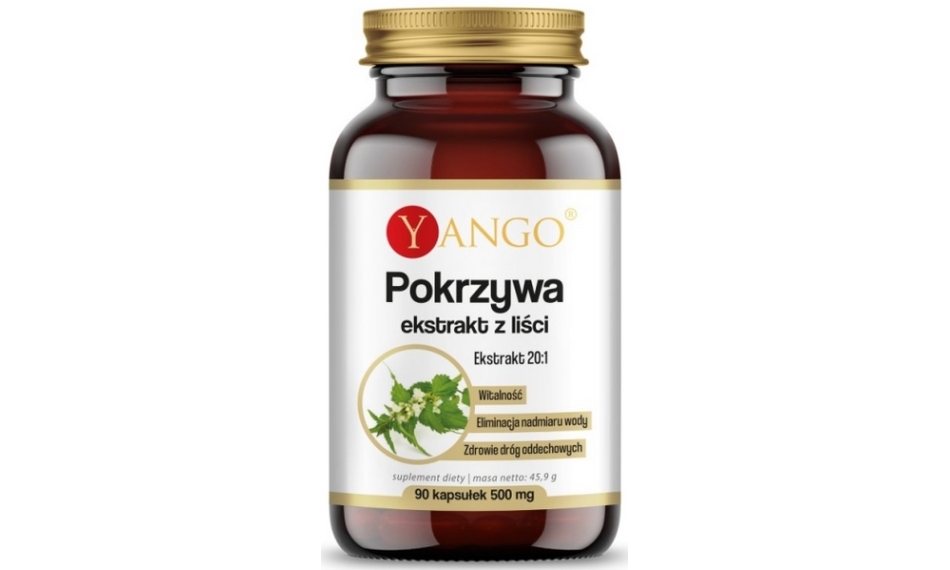 Yango Pokrzywa Ekstrakt z liści 90kapsułek