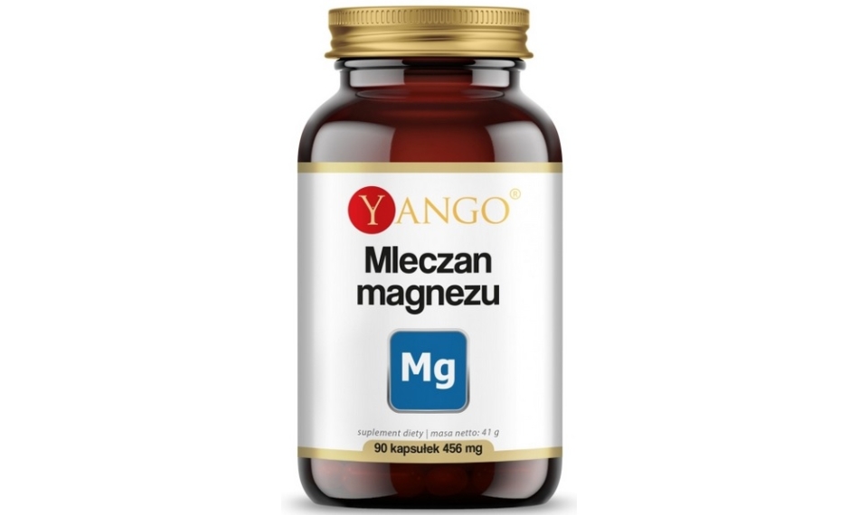 Yango Mleczan Magnezu 90kapsułek