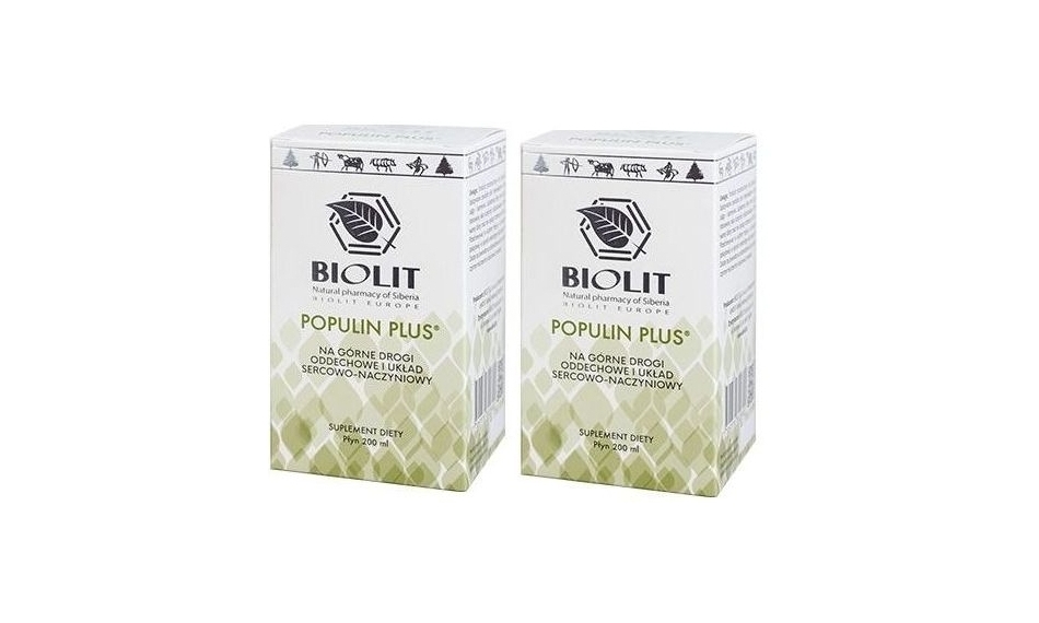 2 x Biolit Populin Plus (Populin Base) płyn 200ml