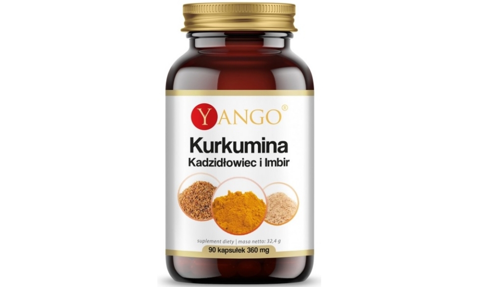 Yango Kurkumina Kadzidłowiec i Imbir 90kapsułek