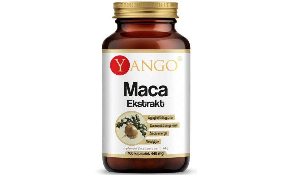 Yango Korzeń Maca (ekstrakt 10:1) 100kapsułek