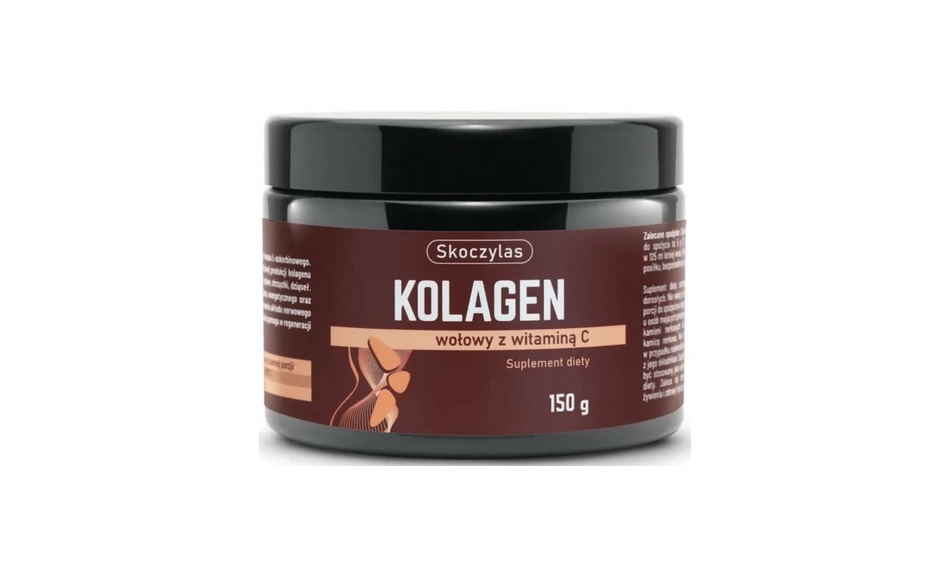Skoczylas Kolagen wołowy z witaminą C 150g