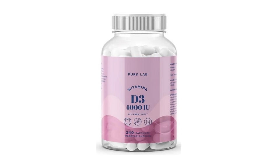 Aura Herbals Pure Lab wit. D3 4000IU 240ka