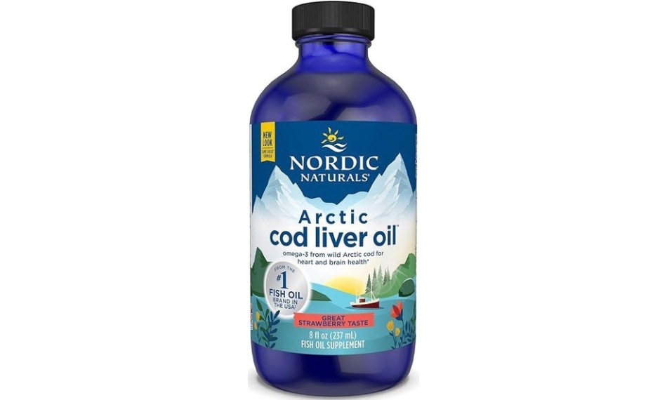 Nordic Naturals Arctic Cod Liver Oil (Olej z wątroby dorsza arktycznego TRUSKAWKA) 237ml