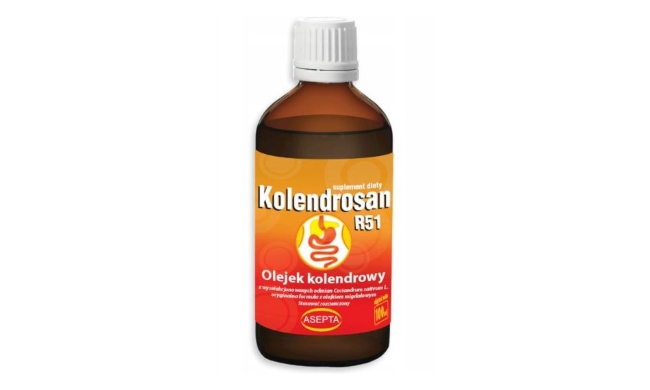 Kolendrosan R51 olejek kolendrowy krople 100ml Asepta