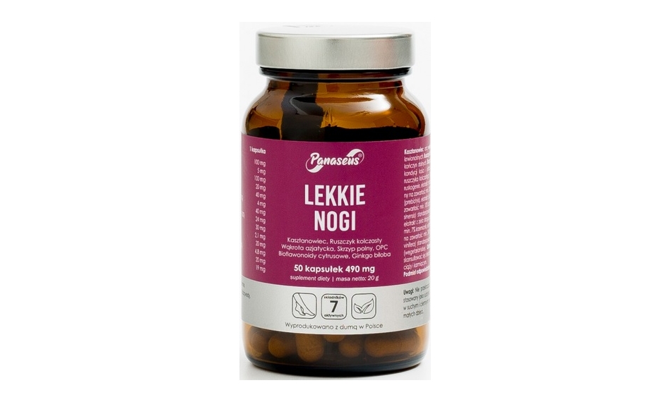 Yango Panaseus Lekkie nogi 50kapsułek