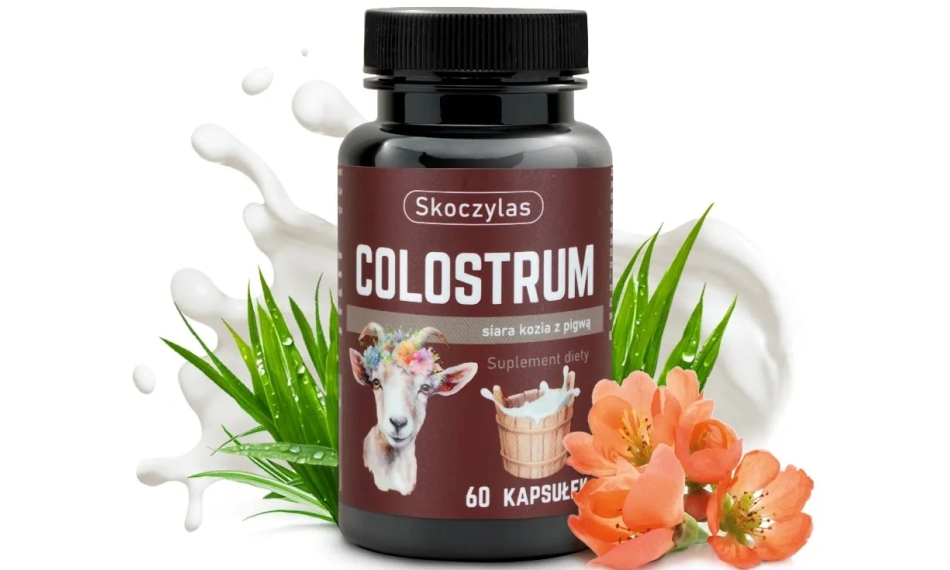 Colostrum siara kozia z pigwą 60kapsułek Skoczylas Marek Purelab