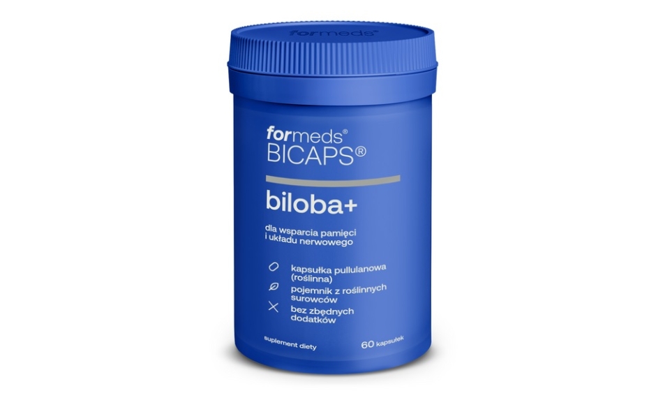 Formeds BICAPS Biloba+ 60kapsułek