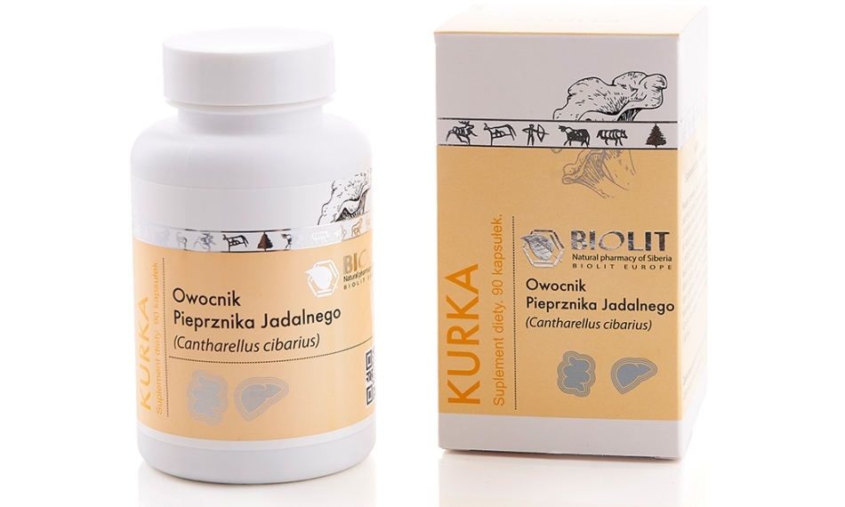 Biolit Kurka sproszkowany owocnik pieprznika jadalnego 90kapsułek PROMOCJA ( próbki gratis )