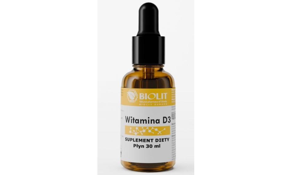 Biolit Witamina D3 2000IU krople 30ml + próbki Gratis 