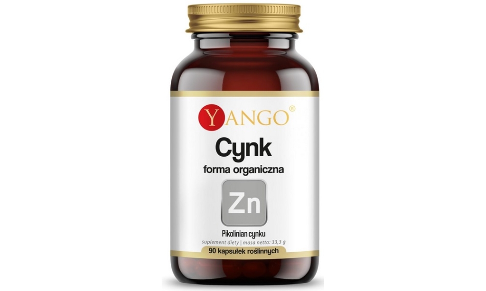 Yango Cynk Forma Organiczna 90kapsułek