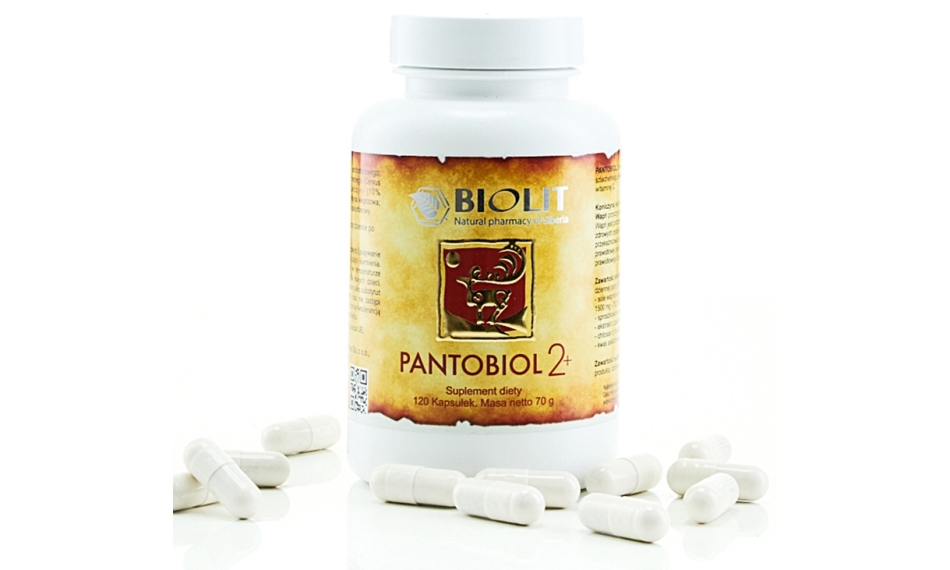 Biolit Pantobiol 2+ zdrowe tkanki kostne 120kapsułek