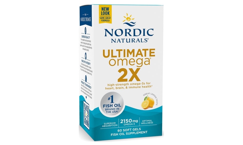 Nordic Naturals Ultimate Omega 2X 2150mg (Koncentrat omega-3 CYTRYNA) 60kapsułek