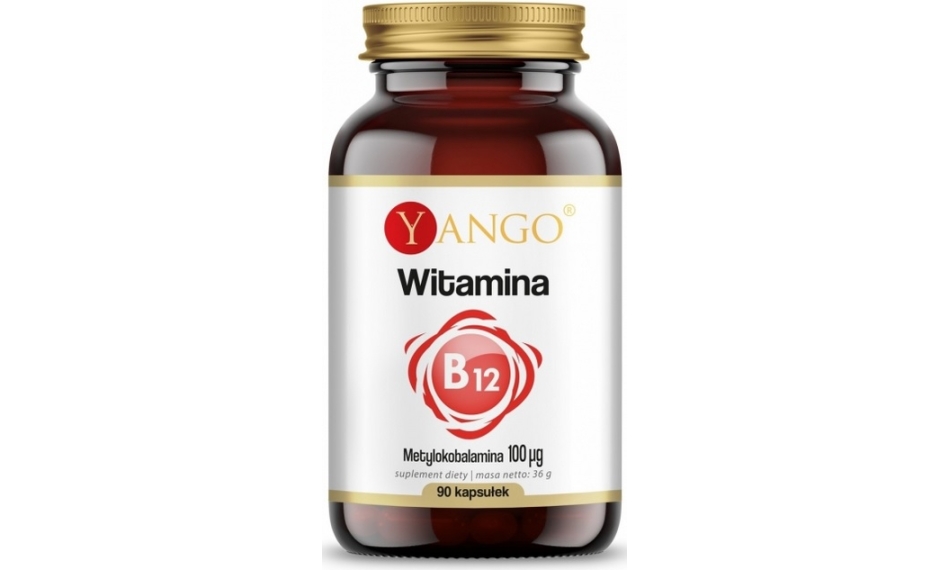 Yango Witamina B12 - Metylokobalamina 100µg  90kapsułek
