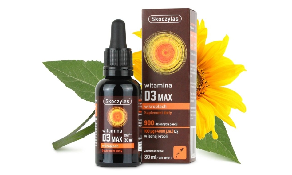 Witamina D3 Max krople 30ml Purelab Marek Skoczylas