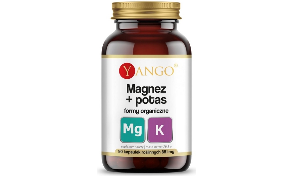 Yango Magnez + Potas - Formy Organiczne 90kapsułek