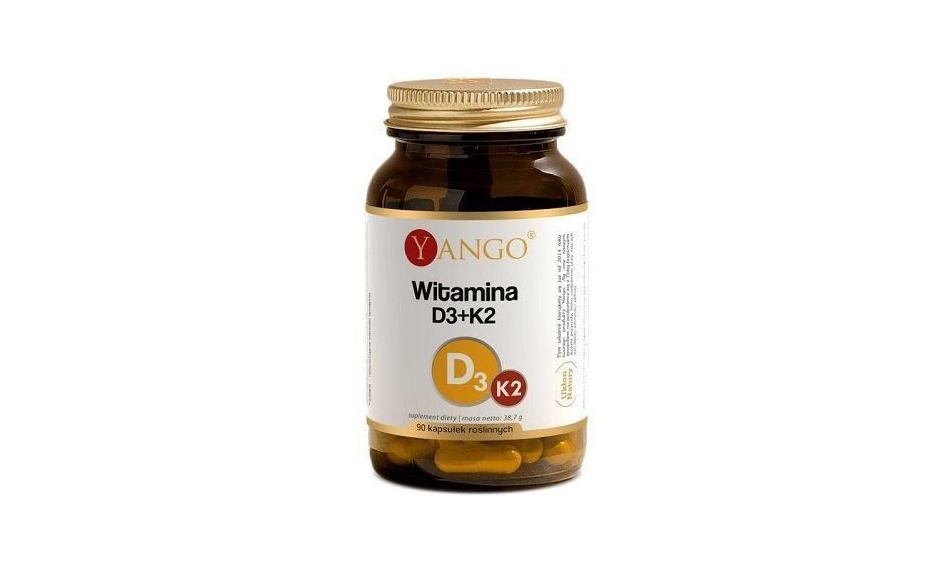 Yango Witamina D3 + Witamina K2 90kapsułek