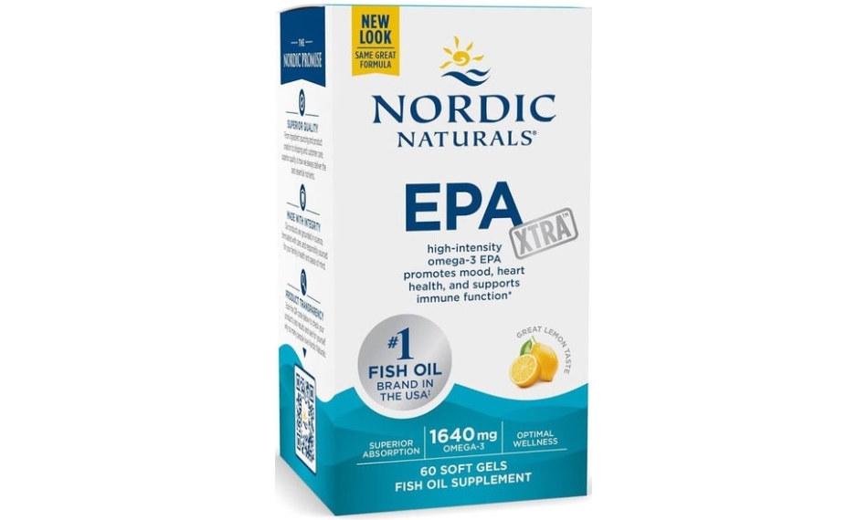 Nordic Naturals EPA Xtra 1640mg (Kwasy omega-3 + EPA CYTRYNA) 60kapsułek
