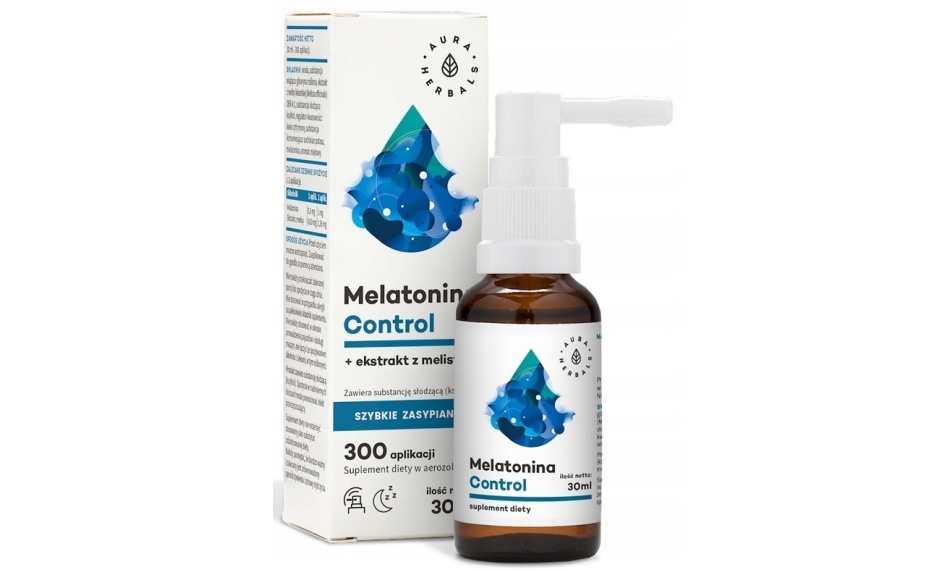 Aura Herbals Melatonina Control + melisa aerozol 30ml