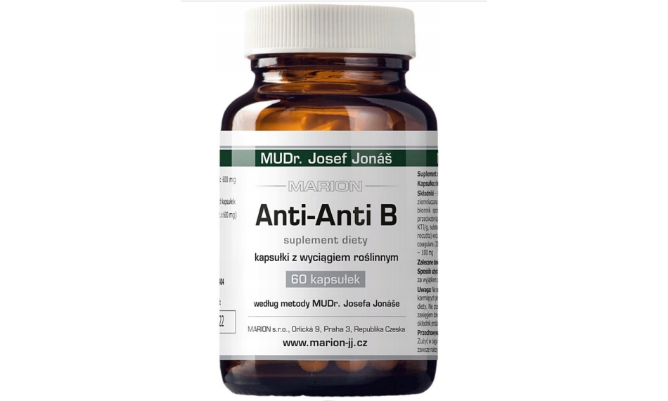 Marion Anti-Anti B probiotyk 60kapsułek