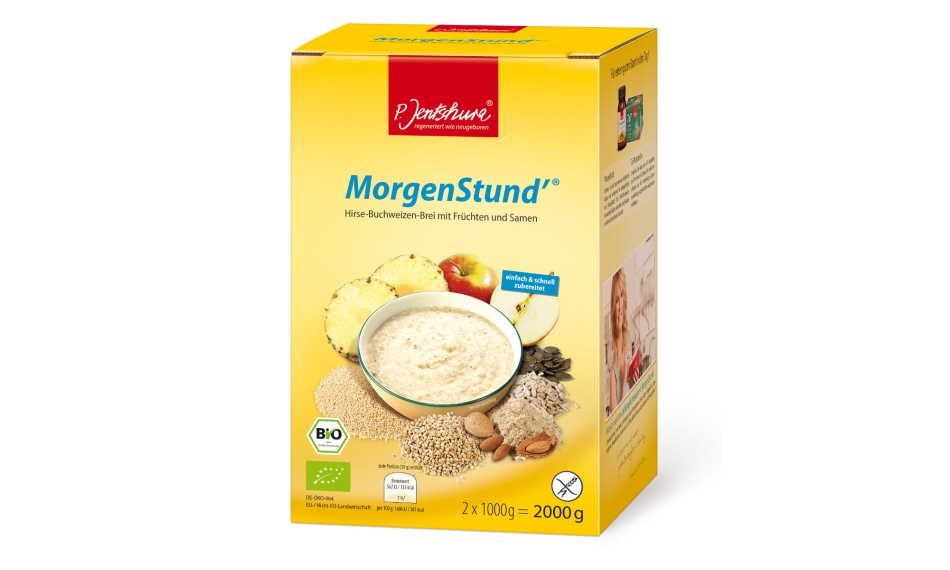 Jentschura MorgenStund kaszka z prosa i gryki z owocami i nasionami bezglutenowa 2000 g