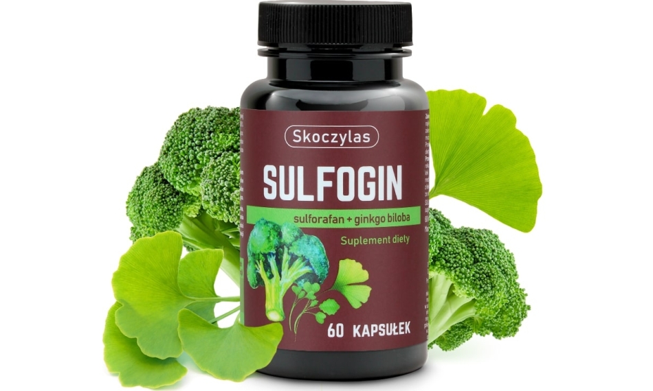 Sulfogin+ ginkgo biloba 60kapsułek Purelab Marek Skoczylas