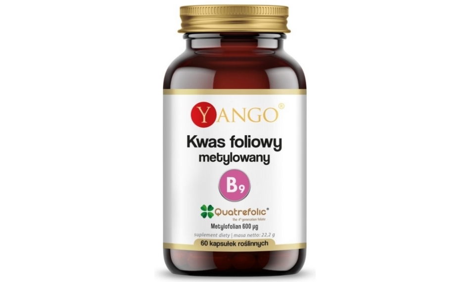 Yango Kwas Foliowy Metylowany Quatrefolic 60kapsułek