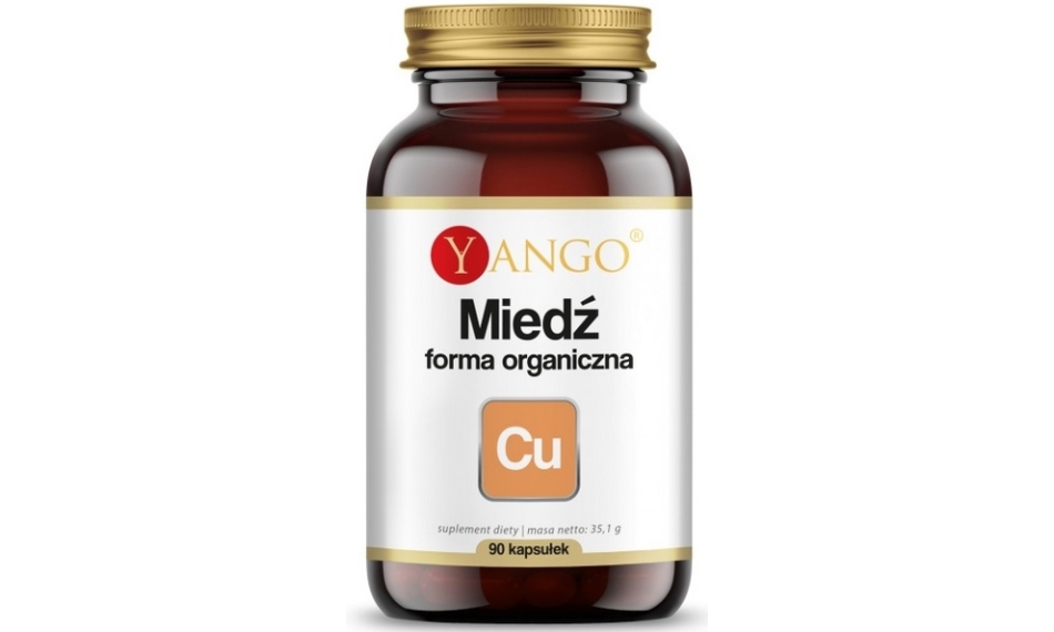 Yango Miedź Forma Organiczna 90kapsułek