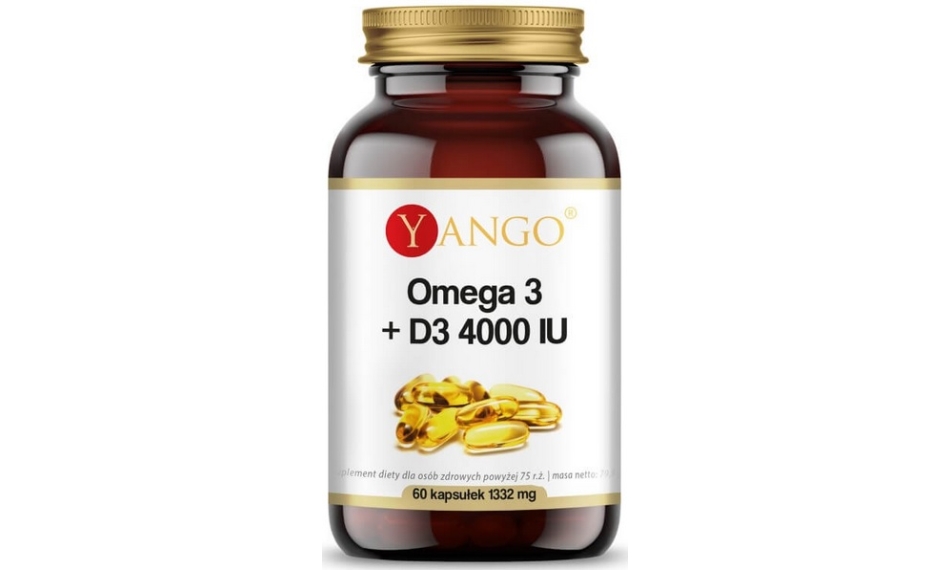 Yango Omega 3 + D3 4000 IU 60kapsułek