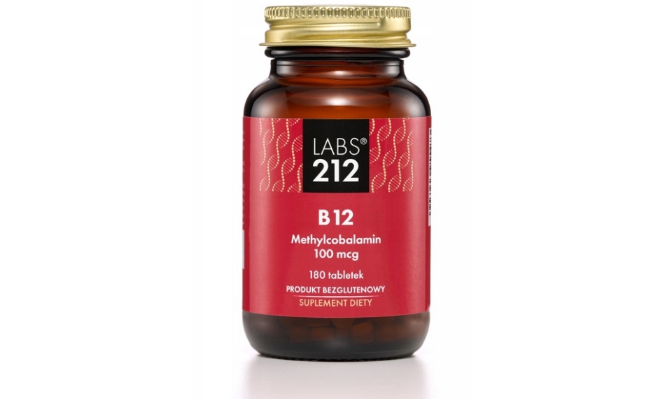 LABS212 B12 Methylcobalamin 100mcg 180tabletek