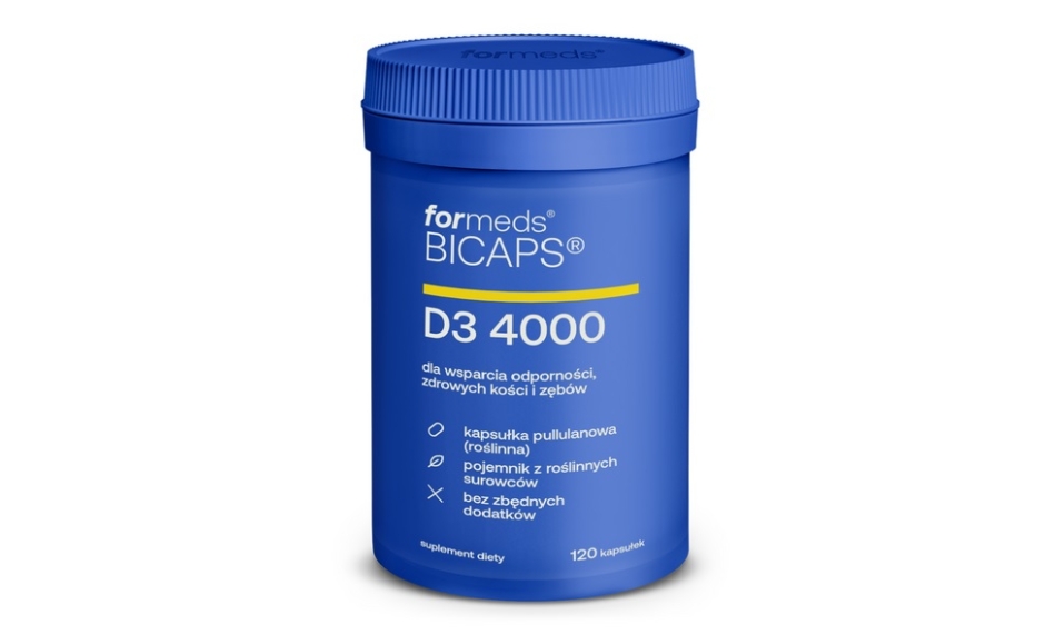 Formeds BICAPS D3 4000IU 120kapsułek