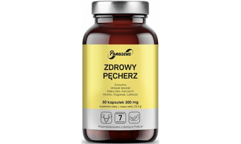 Yango Panaseus Zdrowy pęcherz 50kapsułek