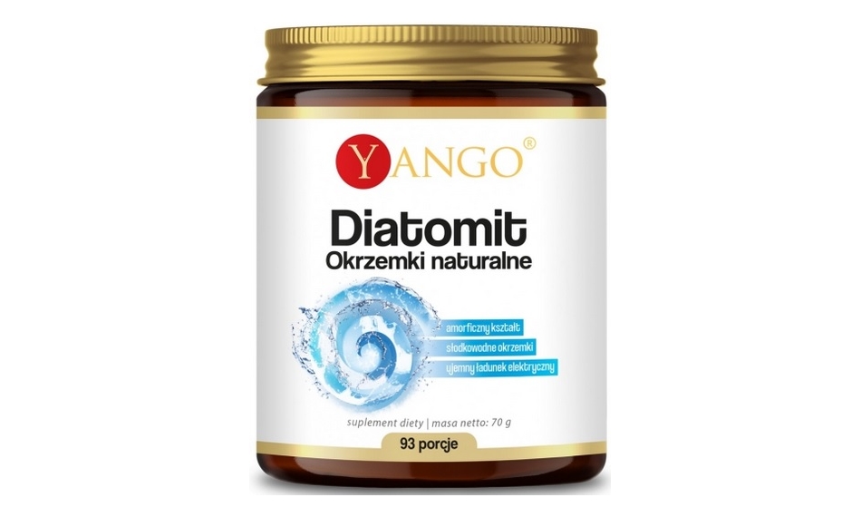 Yango Diatomit Okrzemki Naturalne Proszek (93 porcje) 70g