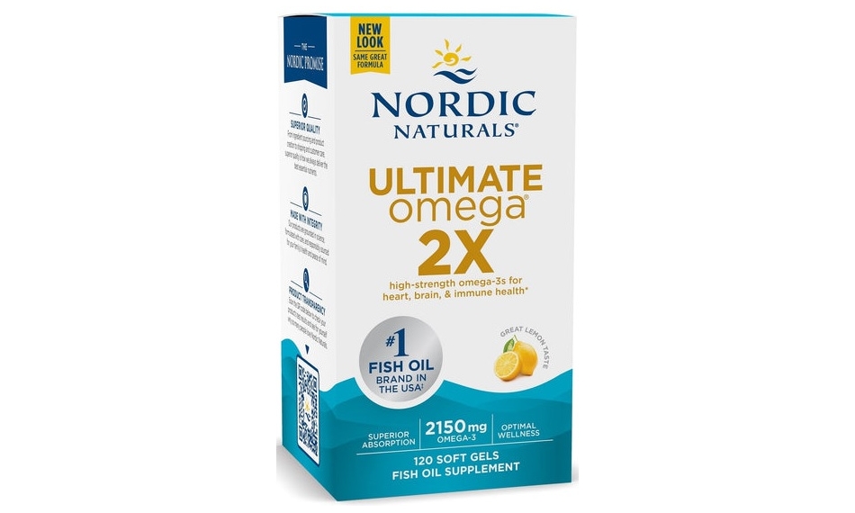 Nordic Naturals Ultimate Omega 2X 2150mg (Koncentrat omega-3 CYTRYNA) 120kapsułek
