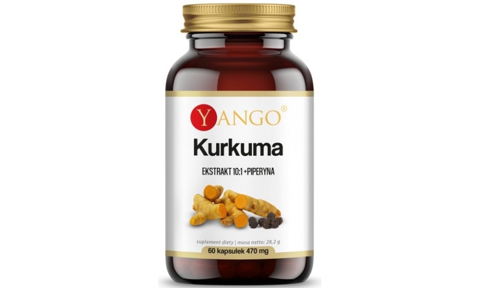 Yango Kurkuma Ekstrakt + Piperyna 60kapsułek